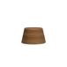 PRENDELUZ Lampenkap E27, 20 x 15 x 12,5 cm, donker hout