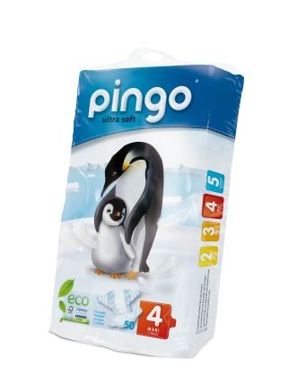 Pingo Ecologische Luiers Maat 4 - 50 stuks - tot 18 kg