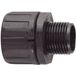 HellermannTyton 166-21020 HG10-S-M16 Gaine de fixation Noir M16 6.30 mm Droit 1 pièce