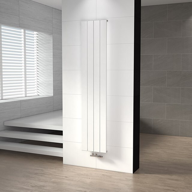 Maxaro Aluminium Designradiator Jupiter Mat Wit 1052 Watt 37,5x180cm Verticaal