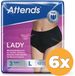 Attends Lady Discreet Zwart Maat L