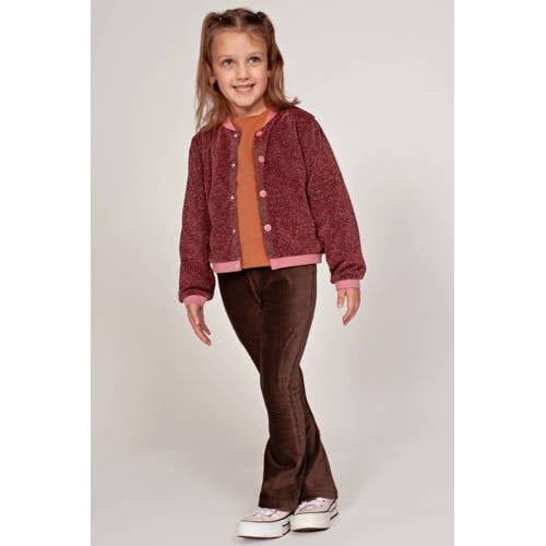 Jubel fluwelen flared broek City Chic - bruin