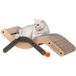 Canadian Cat Company Kratzbrett Design-Kratzmöbel Beach Chair, Katzenliege, Sonnenliege für Katzen, hell, 70 x 35 x 25 cm