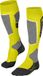 FALKE SK4 sok de ski chaud fin laine fonctionnel matériel homme jaune - taille 44-45