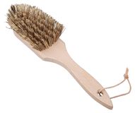 Brosse d'angle avec poignée en hêtre non traité