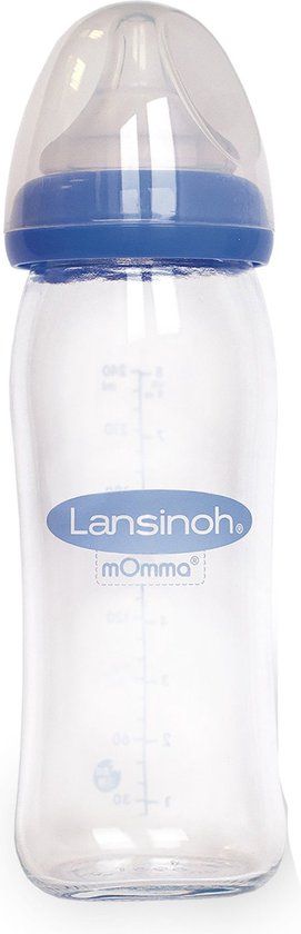 Lansinoh Natural Wave Glazen Fles 240 ml