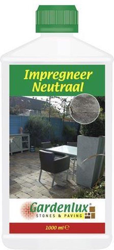 Gardenlux 2 stuks! Impregneer Neutraal Hoogglans Hout en Tegels Waterbasis 1L