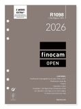 Finocam 711680026 Organizer Refill 2026 Day on 1 Page Lined Paper 155x215mm FSC