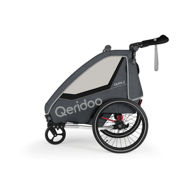 Qeridoo Qeridoo® Fietskar Qupa 2 Grey collectie 2023