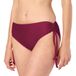 Merry Style Dames Zwembroek - Bikinibroekje - Elastische tailleband - Polyamide & Elastaan – Wijn rood (5288) – 42 - MS-VR-Brief-2