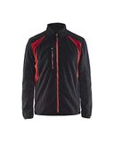 Blaklader 47302510 FLEECE-jack, zwart/rood, maat L