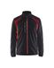 Blaklader 47302510 FLEECE-jack, zwart/rood, maat L