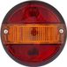 HELLA Achterlicht - Gloeilamp - 24/12V - Opbouw/Geschroefd - Lenskleur: Rood / Geel - Stekker: Platte stekker - links/rechts - Aantal: 1