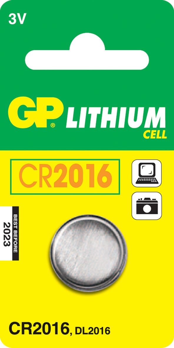 GP Batteries CR2016 Lithium Batterij - 1 stuk
