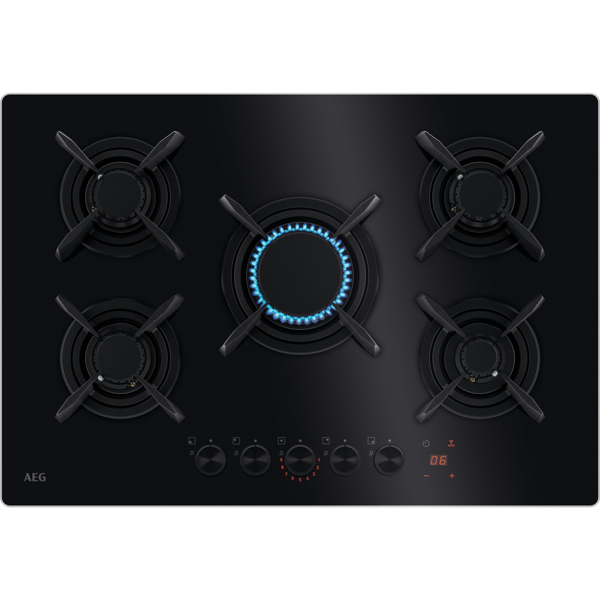 AEG HKB75453NB - Zwarte inbouwkookplaat - 7332543816804