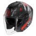 SHARK Jet RS JET CARBON SHAYTAN casque moto noir rouge anthracite KRA, S