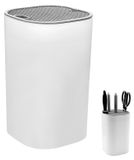 Solidchoice - Porte-couteaux universel noir sans couteaux