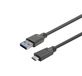 Vivolink PROUSBCAMM1 Câble USB USB 3.2 Gen 1 (3.1 Gen 1) 1 m USB C USB A Noir