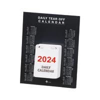 Dagelijkse afscheurende bureaukalender 2024