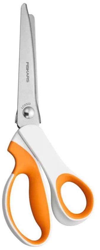 Fiskars Softgrip Kartelschaar 24,2cm Wit/Oranje
