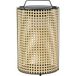 V-TAC 24287 VT-84043 Lampe de jardin solaire LED 1,2 W Bois, Noir