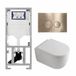 Geberit QeramiQ Dely Swirl Toiletset - Glans Wit