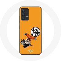 Maniacase Etui voor Samsung Galaxy A13 5G Goku Dragonball Z Kind Anime