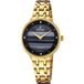 Festina F20601/D Dames Polshorloge Goudkleurig Zwart Mineraalglas Staal
