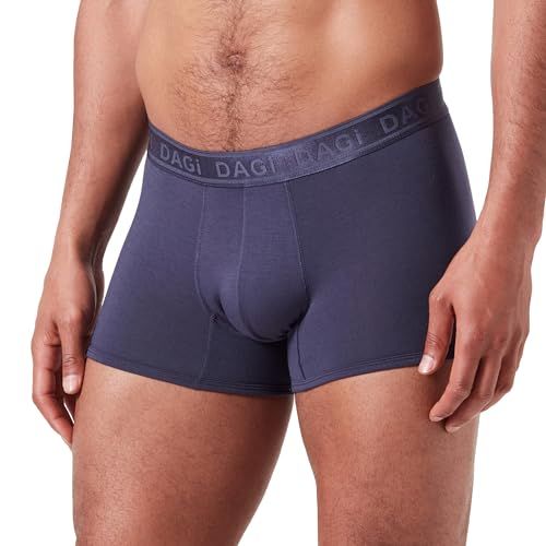 Dagi Indigo Knitted Boxer - Slim Fit - Micro Modal - Short Leg - Indigo - S