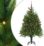 vidaXL Kerstboom met 150 LED met standaard Groen 120 cm PE