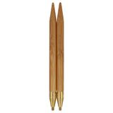 Seeknit Koshitsu Lichtgewicht en Gepolijst Bamboe (14cm, 10.00mm, Screw Size M4) Verwisselbaar Circulaire Breien Naald Tips - 2 Stukken