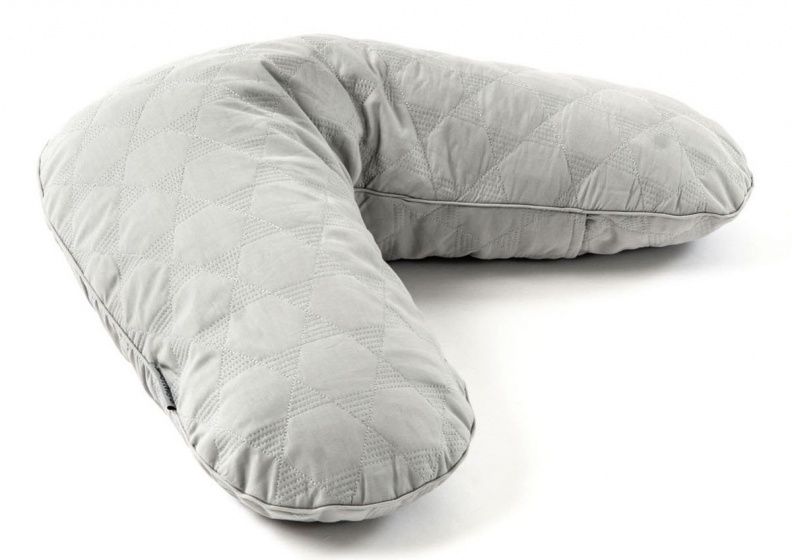 Smallstuff Voedingskussen Gewatteerd Sterren Zilvergrijs - 5712352070147