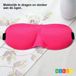 Premium Zijden 3D Deluxe Oogmasker/Slaapmasker Roze Panterprint - van Heble®