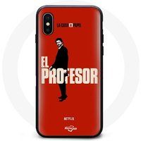 Maniacase Etui voor iPhone XS Max La Casa De Papel El Profesor Art