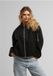 Urban Classics Ladies Faux Wool Bomber Jacket Dames Bomberjack - Zwart - XS