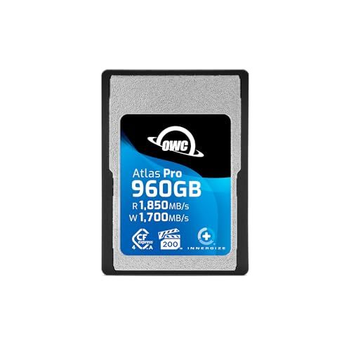 OWC 960 GB Atlas Pro High Performance Cfexpress 4.0 Type A Memory Card
