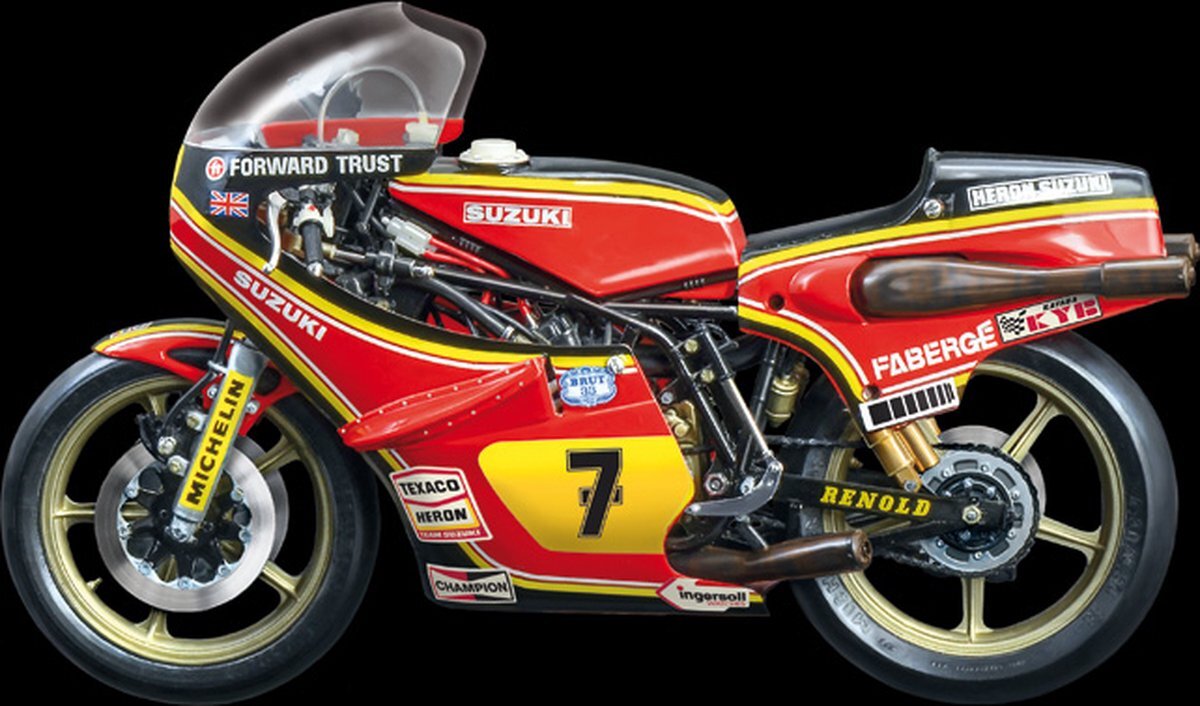 Italeri Suzuki RG 500 XR27 Barry Sheene - 4644 Modelbouw pakket 1:9