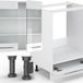 Vicco Fame-Line Complete keukeneenheid – 355 cm, WB Eik Wit hoogglans/wit