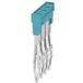 Weidmüller 1985570000 Connecteur transversal Bleu 60 pc.