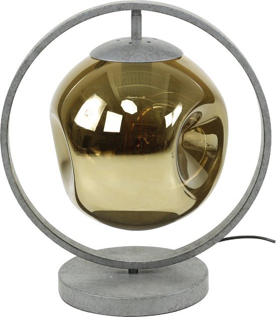 Duverger Solar - Tafellamp - metaal - glas - goud - 1 lichtpunt