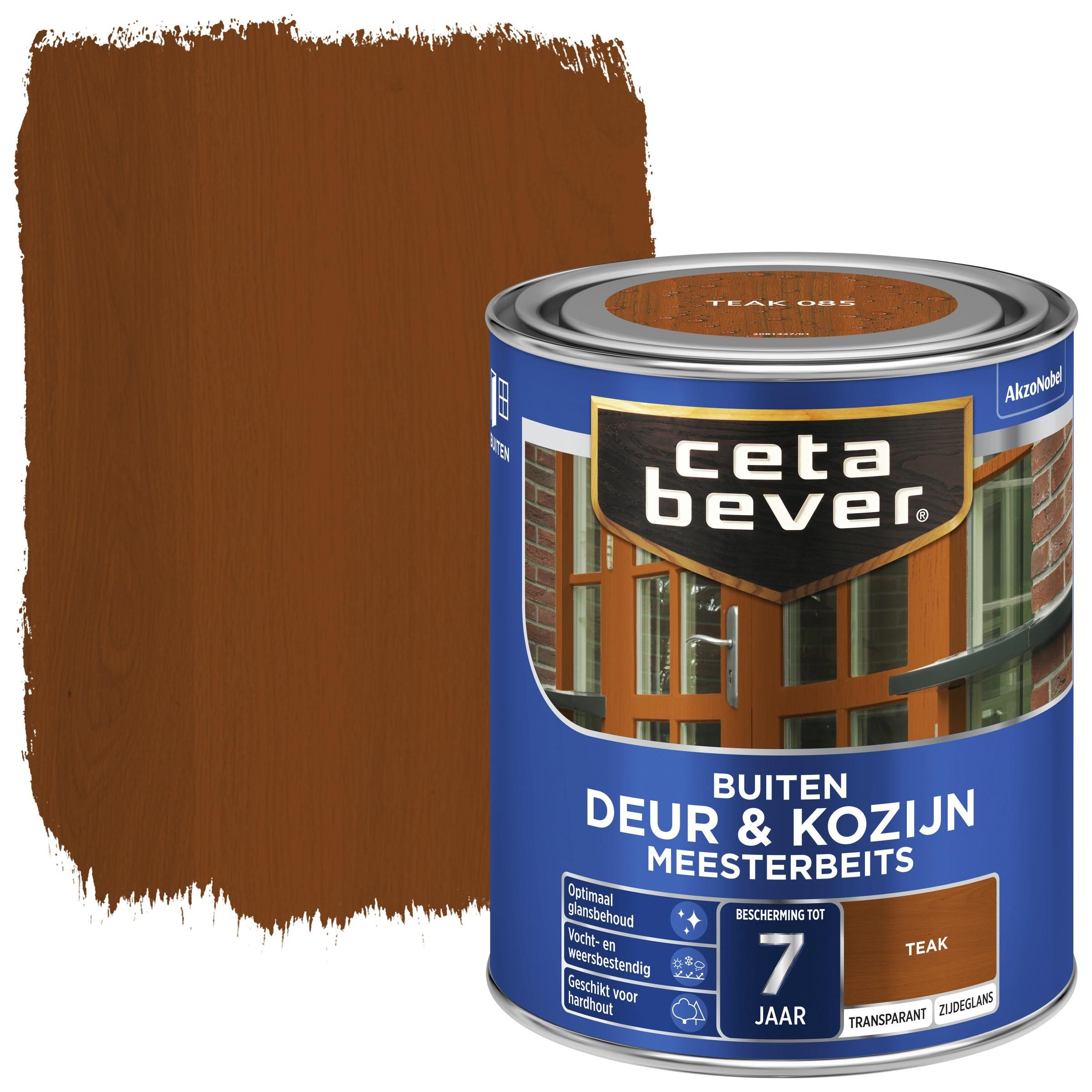 Cetabever Deur & Kozijn Meesterbeits Transparant Teak 750 ml