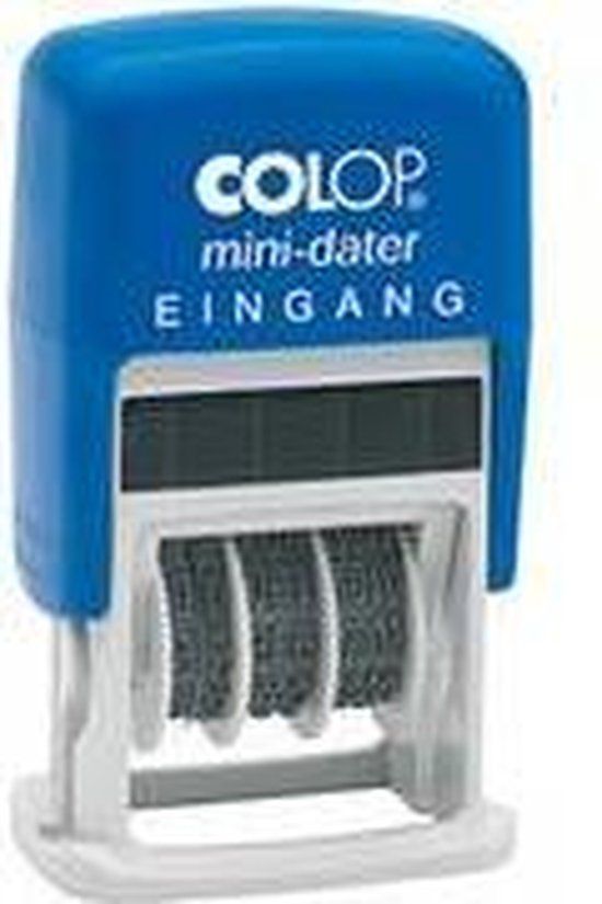 Colop mini-dater 160/L1 Datumstempel 25 x 12 mm (bxh) Blauw