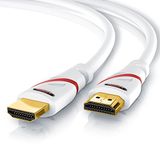 CSL - 8k / 4k HDMI-kabel 2.1/2.0-3m - 8K @ 60Hz - 4K @ 120Hz - 48 Gbit/s - 3D - Ultra High Speed met Ethernet - TV Blu-ray PS5 Xbox Series X Switch - wit - 3 meter