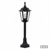 Ks verlichting - 240v terraslamp ancona 2 zwart