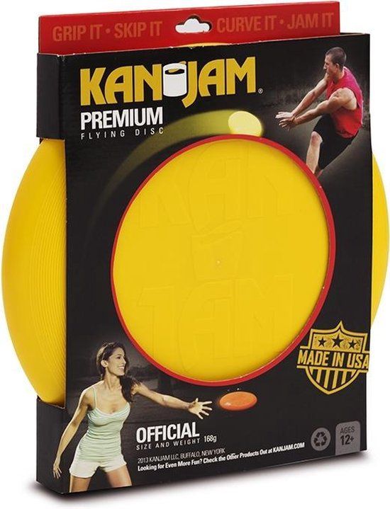 KanJam Disc - Geel - Gerecycled Plastic - 29cm