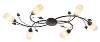 Globo Venezia Plafondlamp Bruin Glas E14 60800623X