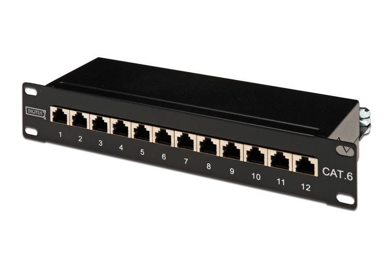 Digitus CAT 6 Patch Panel - Black