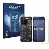 Savvies 3 Stuks Protecteur d'écran pour iiiF150 B1 Pro (Avant+Caméra) - Verre Transparent