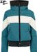 Protest Prtmilla JR Ski Jas Meisjes Rainstorm Blue Colorblock