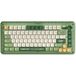Iqunix ZX75 Clavier mécanique sans fil de camping (Vert, QWERTY américain, Moonstone, 75%, RVB, échangeable à chaud, PBT double prise de vue, 2,4 GHz | Bluetooth 5.1 | USB-C)
